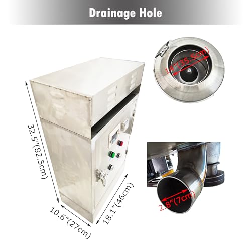 INTSUPERMAI Industrial Centrifuge Separator Solid-Liquid Separation Machine 220V