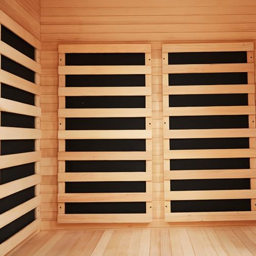 Garvee 2024 Upgrade 2 Person Infrared Sauna Wood