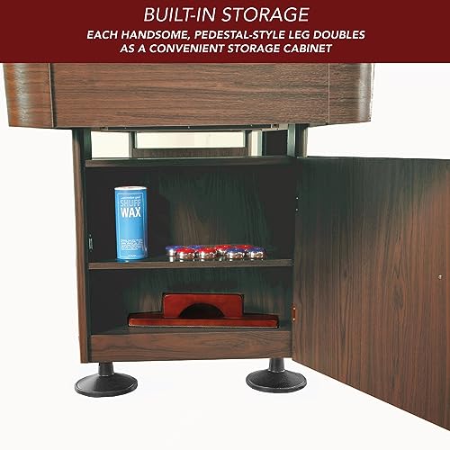 Hathaway Challenger Shuffleboard Table Walnut