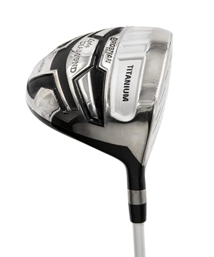 Euraka S8 Brosnan Lady Diamond S5 Women's Complete Golf Club Set [18-Piece] Black/Silver/Gold