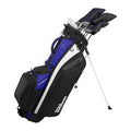 WILSON PlayerFit™ Complete Golf Set with Carry Bag - Men's Left Hand, Regular, Steel Blue/Black
