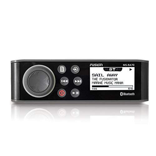 Fusion Entertainment Marine Receiver with 2 Pairs of EL-F651W 6.5" Coax Speakers White