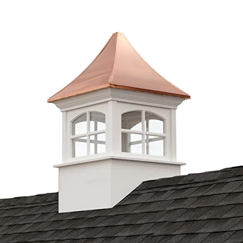 Good Directions Westport Vinyl Cupola with Copper Roof 30" x 50