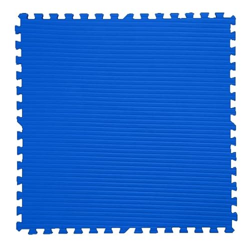 Get Rung MMA EVA Foam Interlocking Puzzle Mats 40"x40"x1" Blue