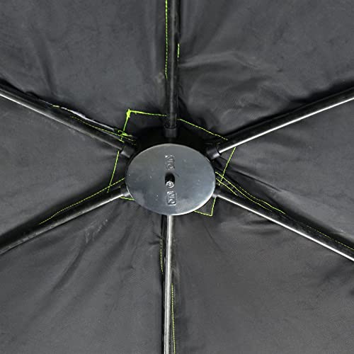 CLAM 14470 X-600 Portable 7 Person Ice Fishing Hub Shelter Tent Multi