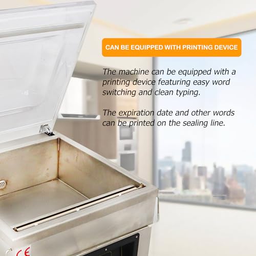 HayWHNKN Stainless Steel Vacuum Sealer for Dry & Moist Food 110V