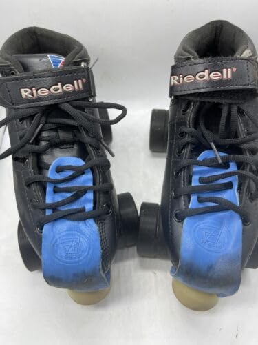 Generic Riedell R3 Zen Black Indoor Speed Quad Roller Skates Size 6
