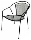 Woodard WI-105 Uptown Patio Bistro Chair Steel Mesh