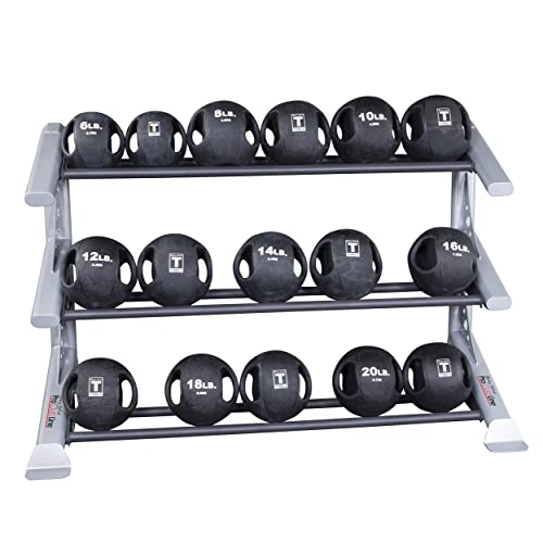 Body-Solid Pro Club Line SDKR 3 Tier Med Ball Rack Grey/Black