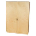 Wood Designs Resource Cabinet 84" Natural Wood