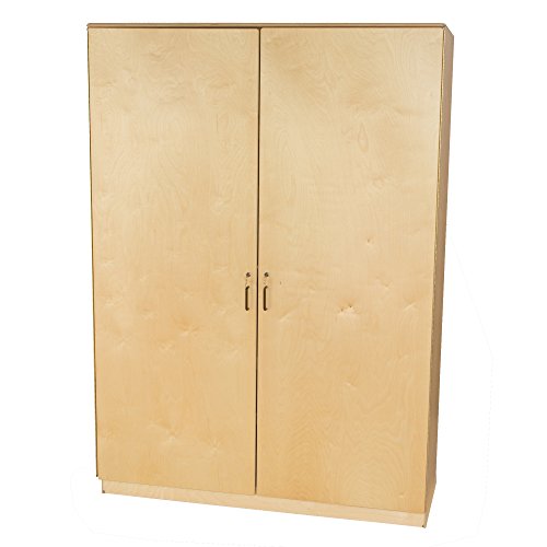 Wood Designs Resource Cabinet 84" Natural Wood