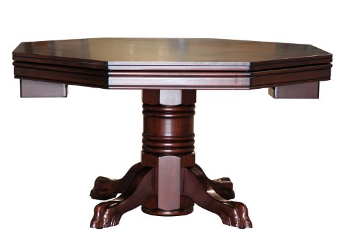 Fairview Game Rooms Combination 3 in 1 Poker/Game Table Mahogany