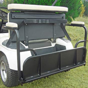 3G 2-in-1 Combo Seat Kit & Golf Bag Carrier for EZGO RXV Golf Carts 2008+ White