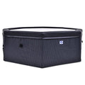 Pool Central 6-Person Rigid Foam Wall Portable Hot Tub Spa Black