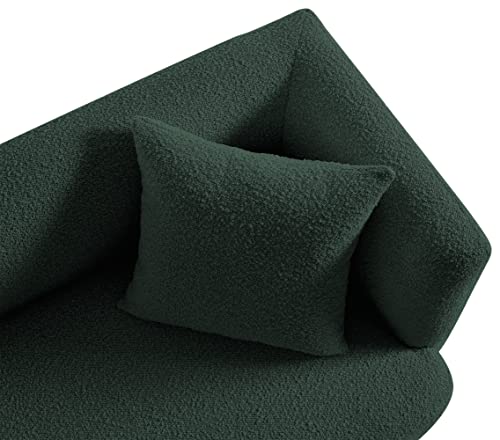 Meridian Furniture Marcel Collection Modern Loveseat Green