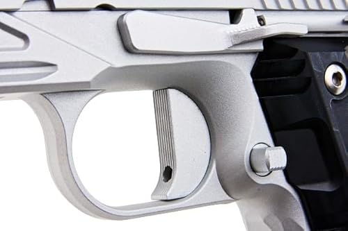 RWA Nighthawk Custom Agent 2 Green Gas Airsoft Pistol Cerakote Silver