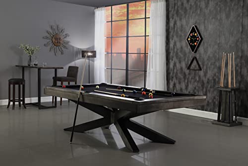 Empire USA Plank & Hide - Felix Billiard Pool Table Gunmetal Grey