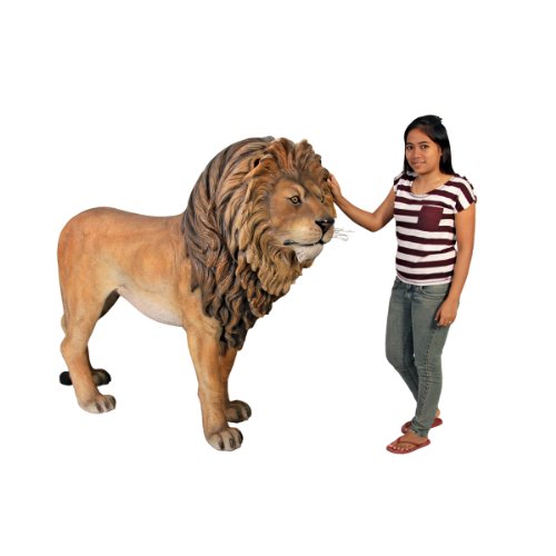 Design Toscano King of The Lions Sculpture Full Color