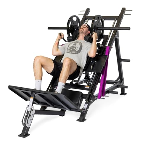 Bells of Steel Leg Press Hack Squat Machine Black