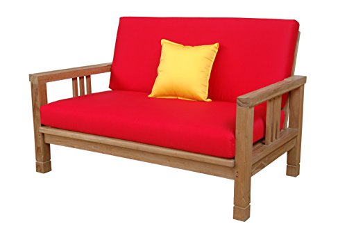 Anderson Teak Southbay Deep Seating Love Seat Teak Natural