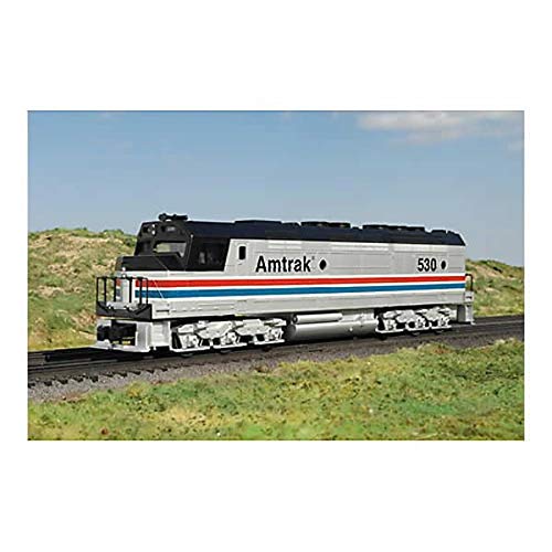Wondertrail Amtrak O Scale Model Train Set with Engine and Three 60ft Coaches Williams