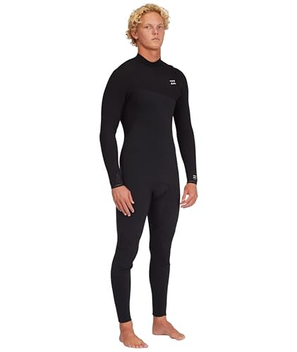 Billabong Mens 3/2mm Furnace Natural Zipperless Fullsuit Wetsuits Black X-Large