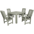 Highwood Lehigh 5-Piece Square Dining Set Eucalyptus