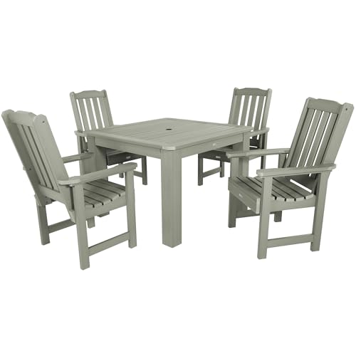 Highwood Lehigh 5-Piece Square Dining Set Eucalyptus