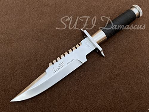 SUFI Custom Handmade 5160 Spring Steel Commando Bowie Tactical Knife