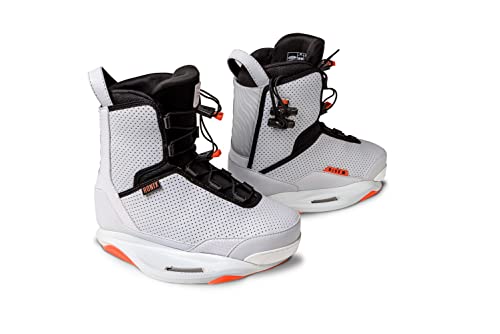 Ronix Wakeboard Package 134 - Quarter 'Til Midnight Wakeboard w/ Rise Boot - 9 White