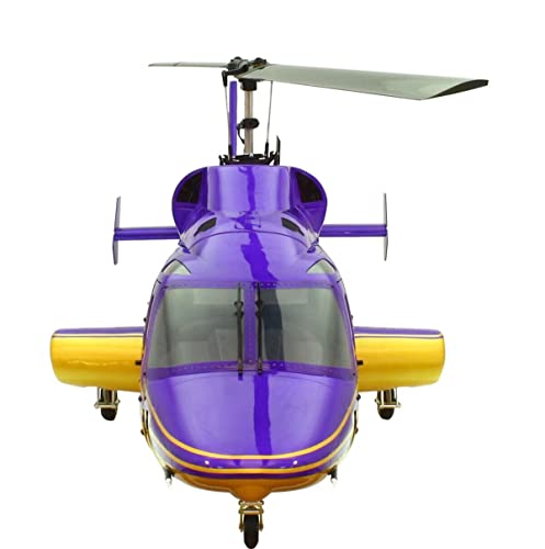 HUIKDY RC Helicopter 800 Size Bell222 Fuselage V2 KIT Purple