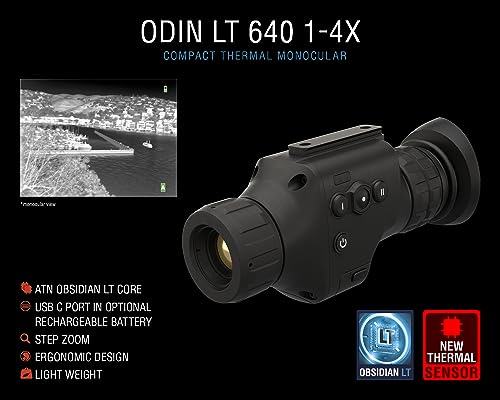 theOpticGuru ATN Odin LT Wearable Compact Thermal Monocular Black
