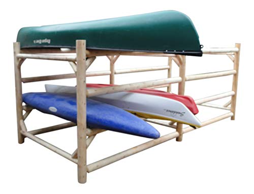 Log Kayak Rack Commercial Kayak Storage Rack Unfinished