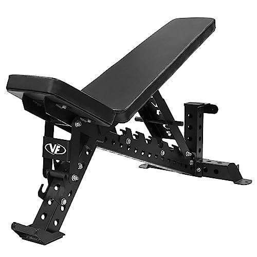 Valor Fitness Olympic Weight Bench Black