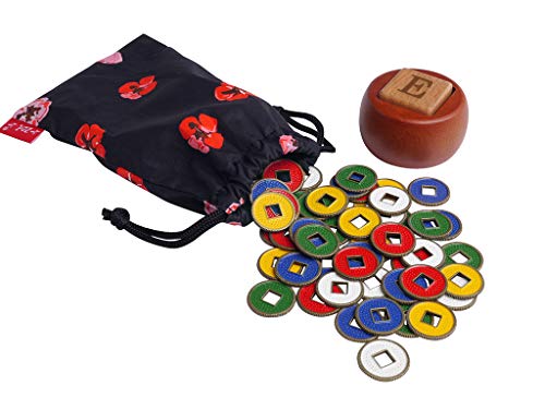 Linda Li American Mahjong Set Artisan Collection Butterfly Series Black Poppy Bag