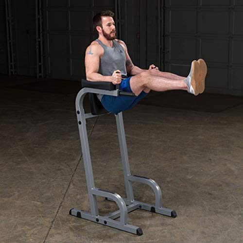 Body-Solid GVKR60 Vertical Knee Raise with Dip Station Grey/Black
