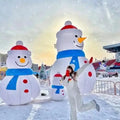 HOAELOS Giant Inflatable Snowman Holiday Decoration 26 Feet with Blower