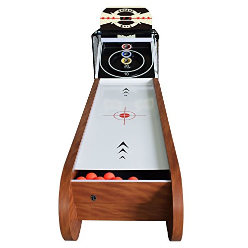 Hathaway Boardwalk 8-ft Arcade Ball Table Oak with LED Lighting