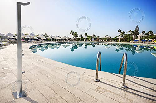 No Worries Products Bondi 316 Marine Grade Stainless Steel Outdoor Shower Panel