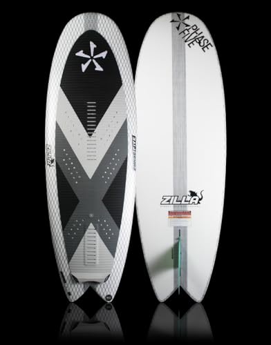 PHASE FIVE Wakesurf Board Zilla V2 66" White / Black