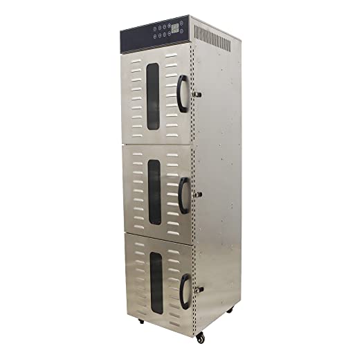 INTBUYING Stainless Steel 30 Layer Food Dehydrator 110V