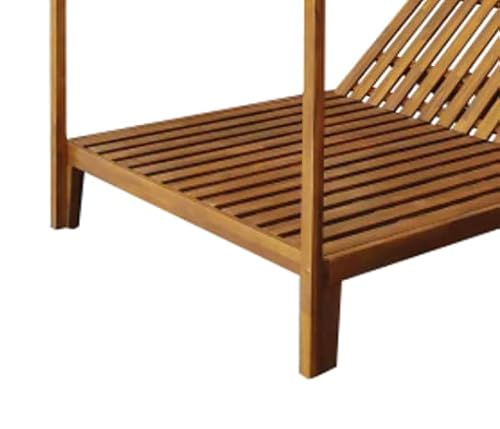 Merax Outdoor Daybed Patio Chaise Lounge Cream