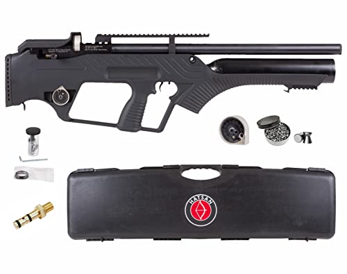 Wearable4U Hatsan BullMaster Semi-Auto PCP Air Rifle with .22 Caliber Pellets Bundle