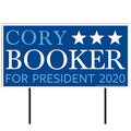 VictoryStore Cory Booker 2020 Yard Sign 12"x24" Corrugated Plastic with Stakes