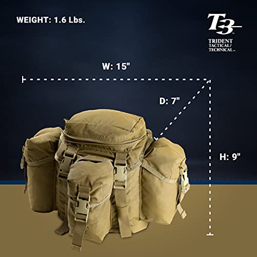 T3 Tactical Buttpack Military Waist Bag Coyote Tan