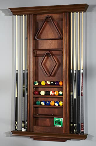 AMERICAN HERITAGE BILLIARDS Venice Cue Rack + Suede Finish