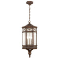 Fine Art Lamps Holland Park Lantern Pendant 3 Light Antique Bronze