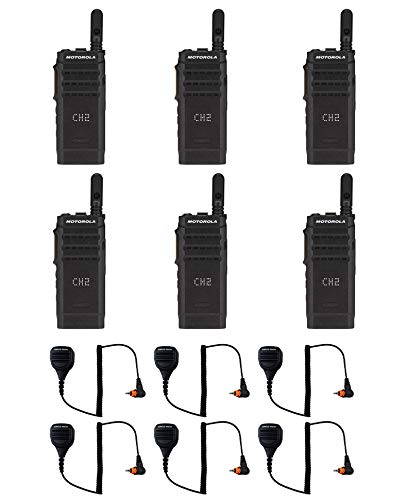 SR-Moto SL300-V-SC-99 VHF Digital DMR Display Radio with M4013 Speaker Microphone - 6 Pack