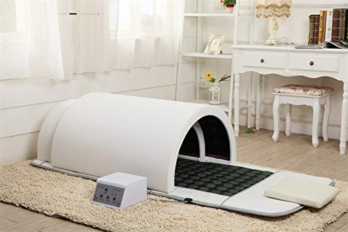 Golden Wave Far Infrared Sauna Dome Home Spa Basic White