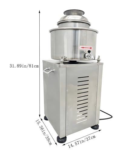 Banfluxion 110V 2.2KW Commercial Meatball Beater Electric Food Processor Silver